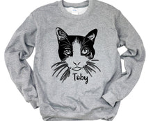 画像をギャラリービューアに読み込む, うちの子名入れ・写真入り オリジナルパーカー|ペットの似顔絵 カスタマイズ 犬・猫