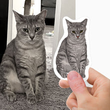 画像をギャラリービューアに読み込む, 【オーダーメイド】ペット名入れ・写真入り オリジナルステッカー|愛犬・愛猫 うちの子ステッカー作成