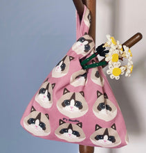 画像をギャラリービューアに読み込む, オリジナルペットの似顔絵 リストバッグ|愛犬・愛猫の写真 名入れトートバッグ|ハンドバッグ 可愛いうちの子|Unimstar