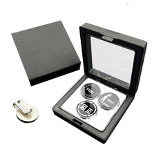 画像をギャラリービューアに読み込む, ゴルフマーカー3枚セット・ゴルフロゴマーカーオリジナルプレゼント08【父の日】【敬老の日】【退職祝】【誕生日】