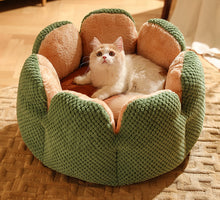 画像をギャラリービューアに読み込む, ペットのぐっすりベッド 小型犬・猫サイズ|うちの子 ペット用品 ふわふわ 4色|Unimstar