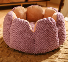 画像をギャラリービューアに読み込む, ペットのぐっすりベッド 小型犬・猫サイズ|うちの子 ペット用品 ふわふわ 4色|Unimstar