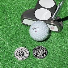 画像をギャラリービューアに読み込む, ゴルフマーカー フルネームアイコン・オリジナルデザイン 名入れ【父の日】【敬老の日】【退職祝】【誕生日】