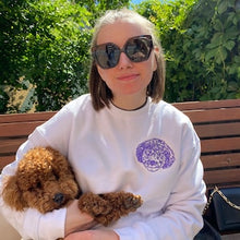 画像をギャラリービューアに読み込む, うちの子・ペットの写真でつくる定番刺繍スウェットシャツ|犬・猫 似顔絵 名入れ|S〜3XL 大きいサイズ・小さいサイズ|Unimstar