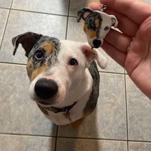 画像をギャラリービューアに読み込む, オリジナルペットの似顔絵キーチェーン|愛犬・愛猫写真からオーダー キーホルダー|Unimstar