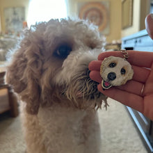 画像をギャラリービューアに読み込む, オリジナルペットの似顔絵キーチェーン|愛犬・愛猫写真からオーダー キーホルダー|Unimstar