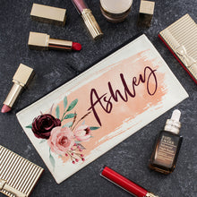 画像をギャラリービューアに読み込む, 【オーダーメイド】花の帆布メークアップバッグ・誕生日ギフト