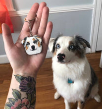 画像をギャラリービューアに読み込む, オリジナルペットの似顔絵キーチェーン|愛犬・愛猫写真からオーダー キーホルダー|Unimstar