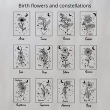 画像をギャラリービューアに読み込む, 【オーダーメイド】誕生花 星座 名前入れシルバーネックレス おしゃれプレートペンダント♡世界に一つ!レディース メンズ