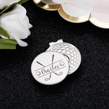 画像をギャラリービューアに読み込む, ゴルフ クリップ マーカー オリジナル・オリジナルプレゼント05【父の日】【敬老の日】【退職祝】【誕生日】