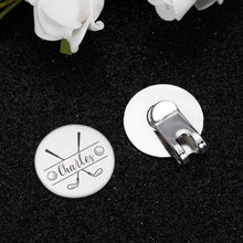 画像をギャラリービューアに読み込む, ゴルフ クリップ マーカー オリジナル・オリジナルプレゼント05【父の日】【敬老の日】【退職祝】【誕生日】