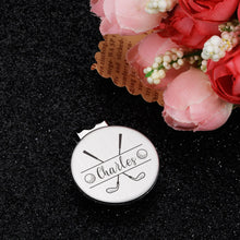 画像をギャラリービューアに読み込む, ゴルフ クリップ マーカー オリジナル・オリジナルプレゼント05【父の日】【敬老の日】【退職祝】【誕生日】