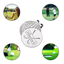 画像をギャラリービューアに読み込む, ゴルフ クリップ マーカー オリジナル・オリジナルプレゼント05【父の日】【敬老の日】【退職祝】【誕生日】