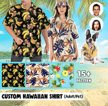 画像をギャラリービューアに読み込む, 「うちの子とお揃い」ペットの写真でつくる オリジナル ハワイアンシャツ|愛犬・愛猫 プリント カスタマイズペット用品