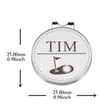 画像をギャラリービューアに読み込む, ゴルフ クリップ マーカー オリジナル・オリジナルプレゼント04【父の日】【敬老の日】【退職祝】【誕生日】