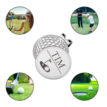 画像をギャラリービューアに読み込む, ゴルフ クリップ マーカー オリジナル・オリジナルプレゼント04【父の日】【敬老の日】【退職祝】【誕生日】