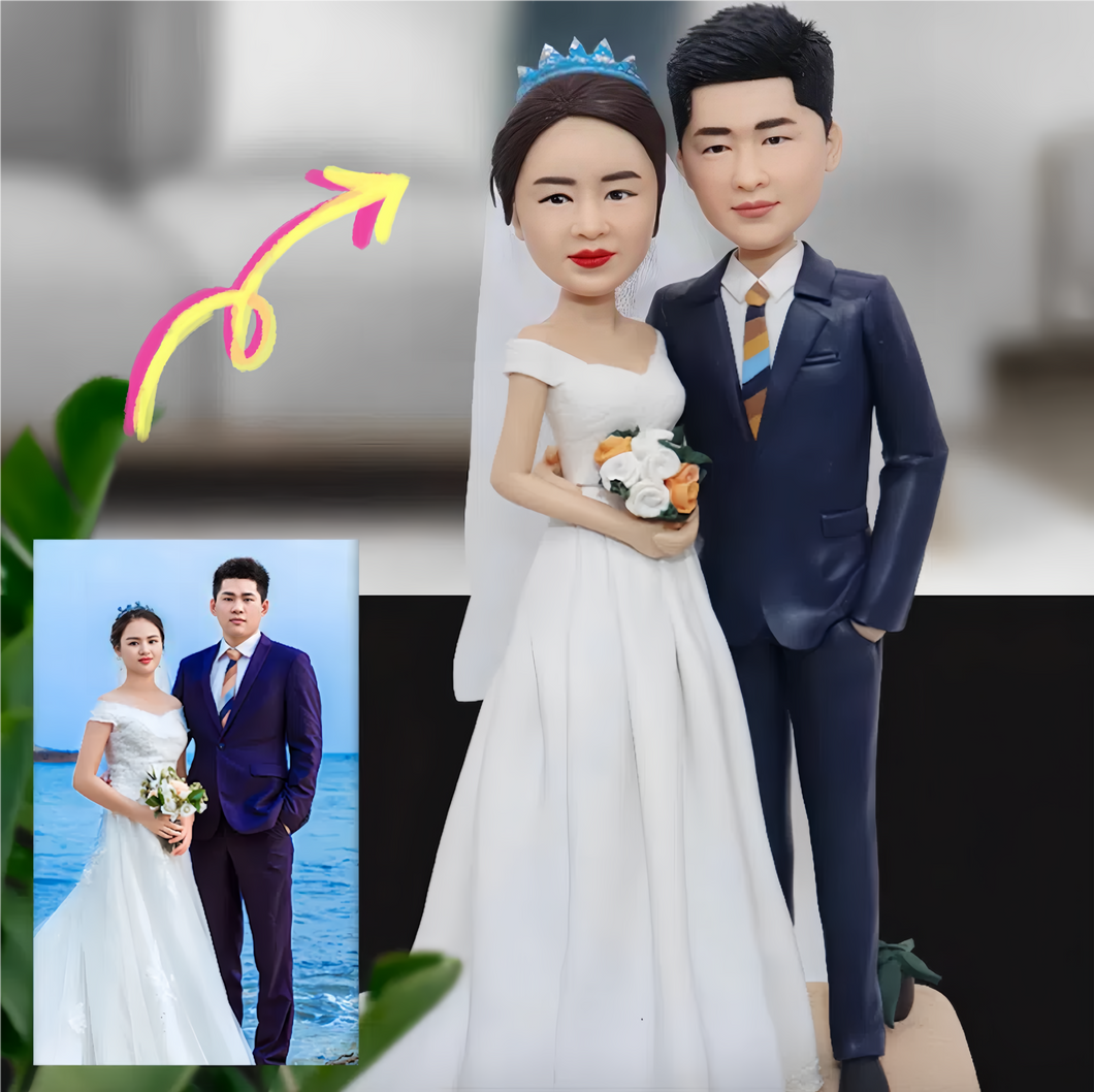 世界で1枚のオーダーメイド似顔絵☆プレミアムver☆結婚式 謳う 世界で1枚のオーダーメイド似顔絵☆プレミアムver☆結婚式 謳う