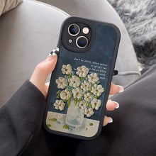 画像をギャラリービューアに読み込む, iPhoneケース　油絵風　スマホケース　おしゃれ　人気
