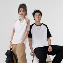 画像をギャラリービューアに読み込む, オリジナルtシャツ 名前刺繍入り 半袖 100％純綿 ロゴ刺繍 ユニセックス クルーネック
