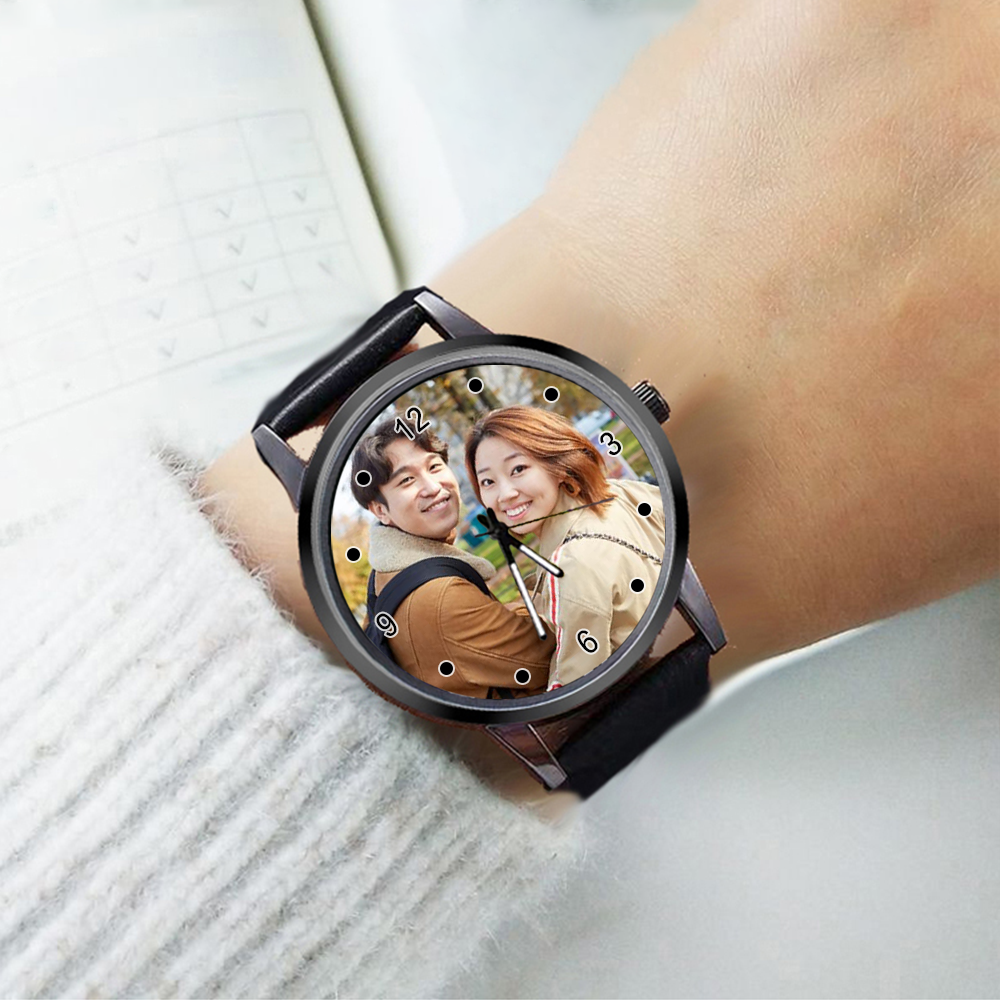 オーダーメイド 名前入り 写真入り 腕時計 ウオッチ おしゃれ シンプル