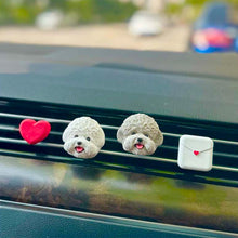 画像をギャラリービューアに読み込む, ペットの写真で作る　犬　アロマディフューザー　車用香水　手作り
