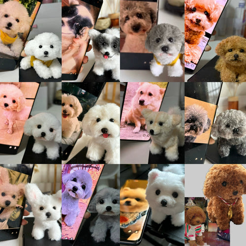 オリジナルぬいぐるみ｜ツイストスティック｜装飾品｜記念品｜愛犬｜ペットの写真入り