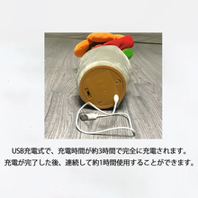 画像をギャラリービューアに読み込む, 【カスタマイズ可能】写真入り　踊るおもちゃ　歌う・動く動物｜クマ・うさぎ・ヒツジ　リピートボイス　ぬいぐるみ　録音　言葉の繰り返し　プレゼント　
