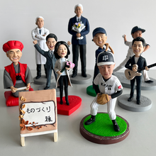 画像をギャラリービューアに読み込む, お写真で作るオリジナル ボブルヘッド 自分のフィギュア 記念ギフト 御祝 還暦 金婚式 上司への感謝 古希 傘寿 結婚式 
