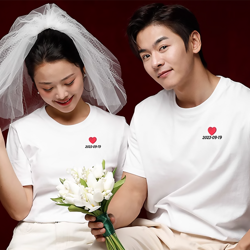 オリジナルtシャツ   オリジナル 記念品 結婚記念日 純綿 01