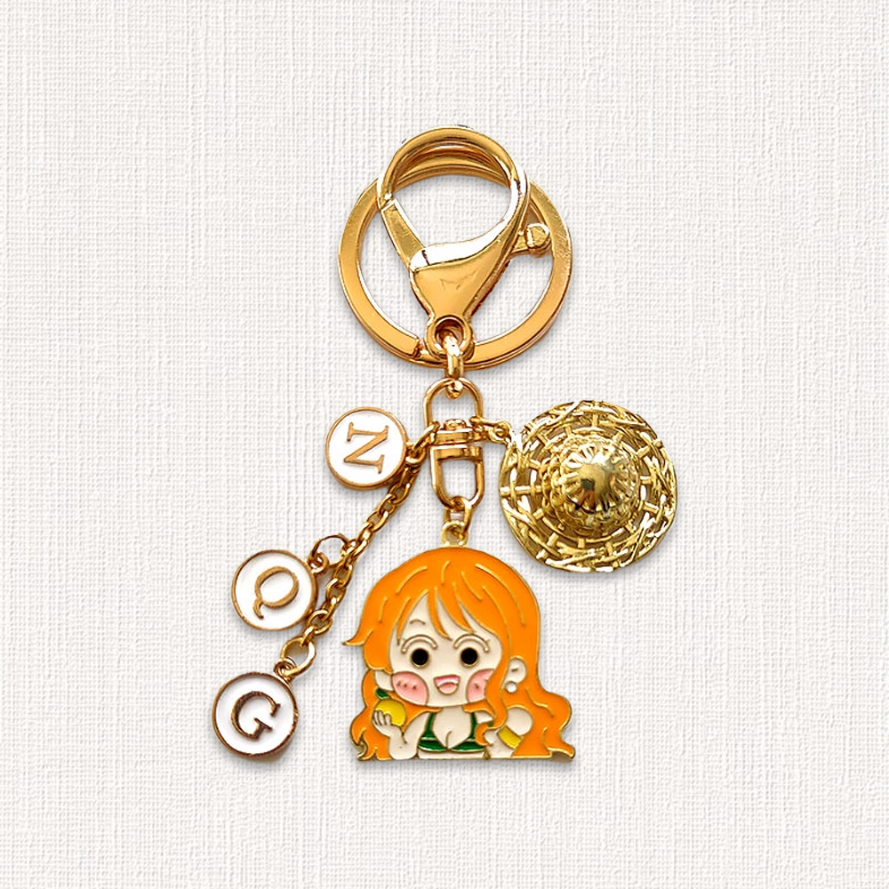 ワンピース イニシャル アクリル キーホルダー まとめ売り イニシャルキーホルダー・名入れバッグチャーム｜オリジナル・手作り