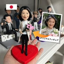 画像をギャラリービューアに読み込む, 写真で作るオリジナルフィギュア オーダーメイド 自分のボブルヘッド 敬老の日 還暦 誕生日プレゼント

