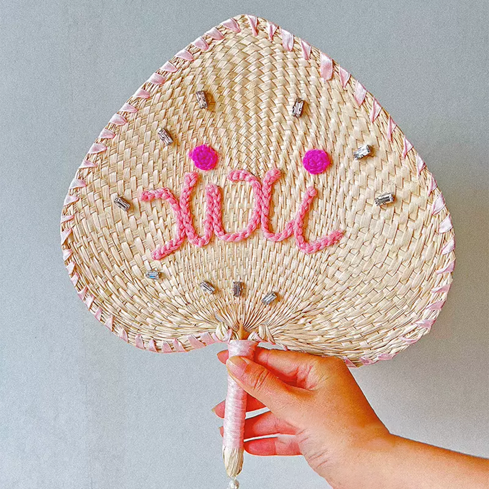 オーダーメイド｜名入れ 扇子 団扇｜手作り 刺繍 涼しい｜ 誕生日 