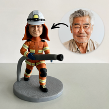 画像をギャラリービューアに読み込む, 写真で作るオリジナル フィギュア オーダーメイド 自分のボブルヘッド 敬老の日 還暦 退職祝い

