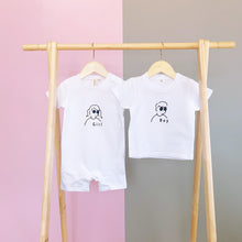 画像をギャラリービューアに読み込む, 【オーダーメイド】大人用Tシャツ☆名前入り☆ファミリーデザイン☆ 家族写真☆ ホワイト
