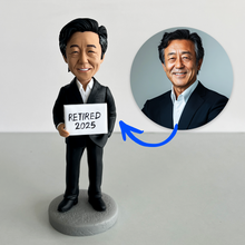 画像をギャラリービューアに読み込む, 写真で作るオリジナル フィギュア オーダーメイド 自分のボブルヘッド 敬老の日 還暦 退職祝い
