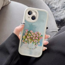 画像をギャラリービューアに読み込む, iPhoneケース　油絵風　スマホケース　おしゃれ　人気
