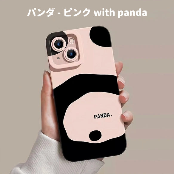 パンダ型ビジューiPhoneケース パンダ型ビジューiPhoneケース