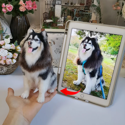 オーダーメイド 羊毛 フェルト ペット｜ペット ぬいぐるみ｜亡くなった ペット ぬいぐるみ｜ペット メモリアル｜フェルト ペット