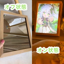 画像をギャラリービューアに読み込む, 【LEDフォトフレーム】鏡として使えるフォトフレーム｜完全オリジナル｜オーダーメイド｜イラスト｜写真｜発光フォトフレーム
