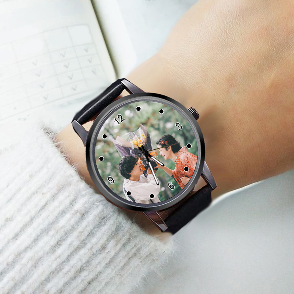 オーダーメイド 名前入り 写真入り 腕時計 ウオッチ おしゃれ シンプル