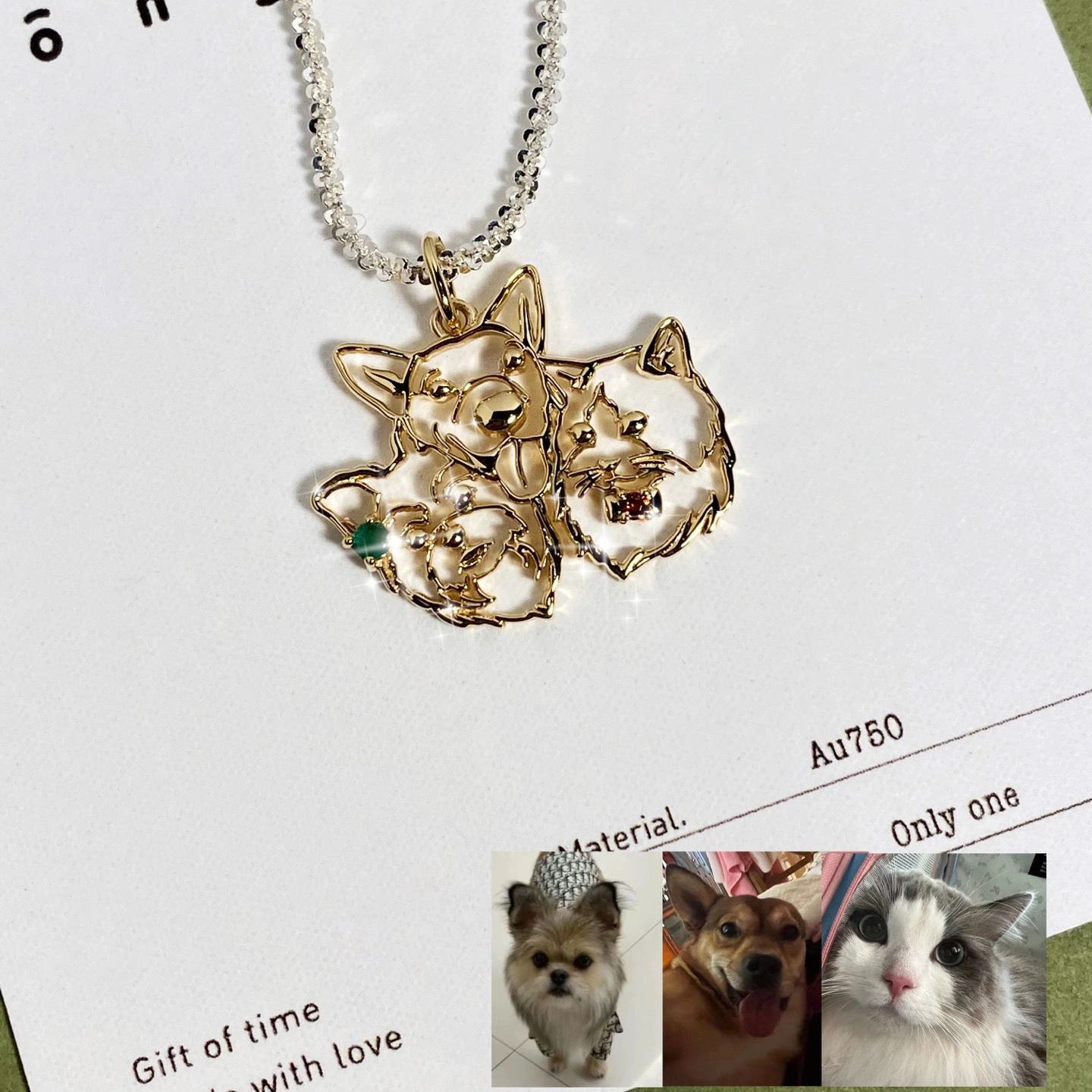 オーダーメイド】ペットの写真 ネックレス|愛犬・愛猫 オーダーメイド】ペットの写真 ネックレス|愛犬・愛猫