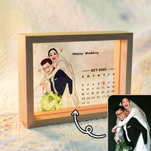 画像をギャラリービューアに読み込む, 写真から手描きイラストに　フォトフレーム・写真たて｜結婚祝い　記念日　プレゼント｜Unimstar
