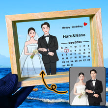 画像をギャラリービューアに読み込む, 写真から手描きイラストに　フォトフレーム・写真たて｜結婚祝い　記念日　プレゼント｜Unimstar
