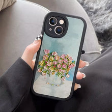 画像をギャラリービューアに読み込む, iPhoneケース　油絵風　スマホケース　おしゃれ　人気
