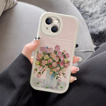 画像をギャラリービューアに読み込む, iPhoneケース　油絵風　スマホケース　おしゃれ　人気

