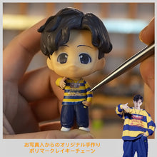 画像をギャラリービューアに読み込む, （法人ユーザー、または5個から注文できる-予約金製品） お写真入からのオリジナル手作りポリマークレイキーチェーン🎵
