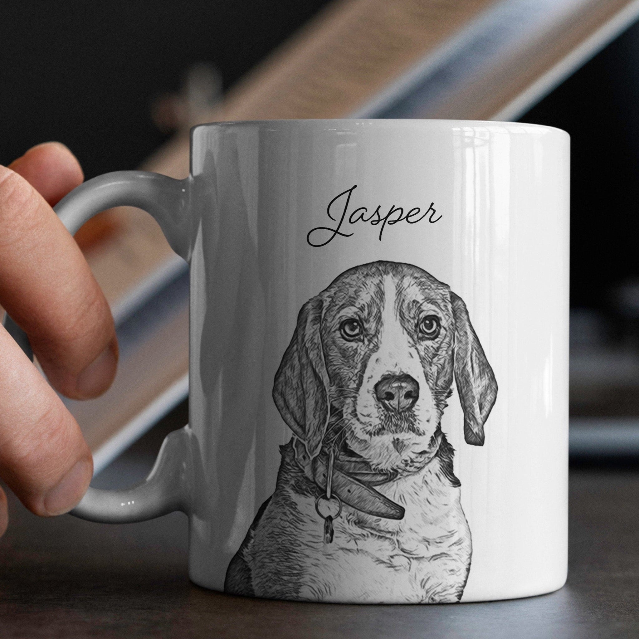 オーダーメイド】ペットの写真から コーヒーマグカップ｜うちの子